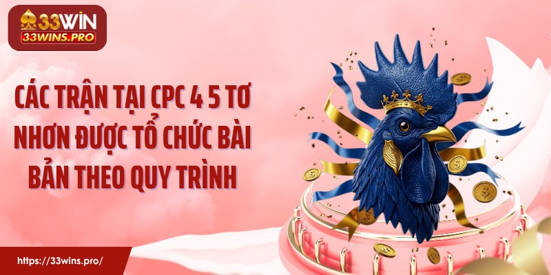Các trận tại CPC 4 5 Tơ Nhơn được tổ chức bài bản theo quy trình